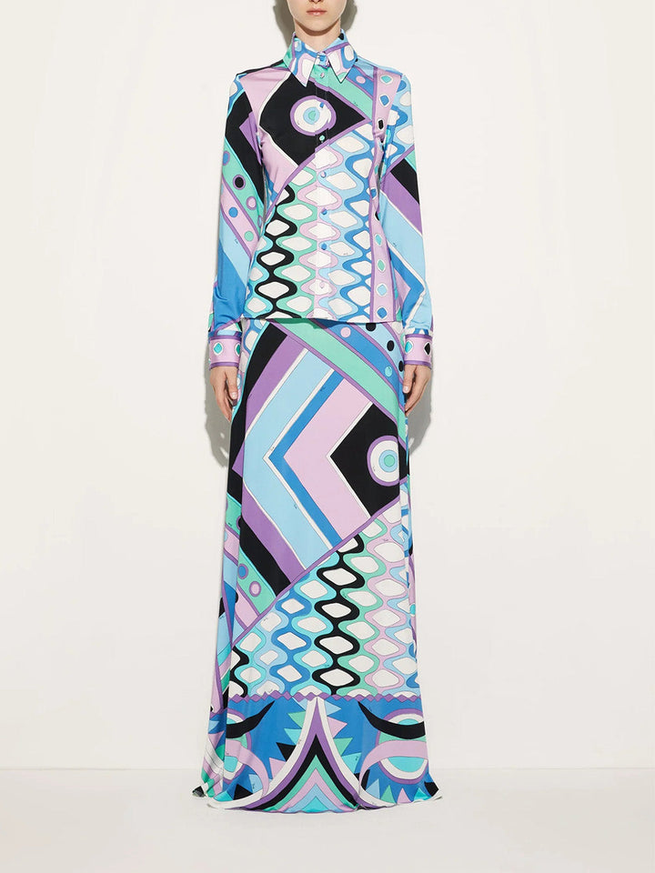 Temperament Printed Shirt