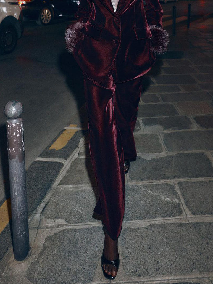 Elegant High-Waist Wide-Leg Pants