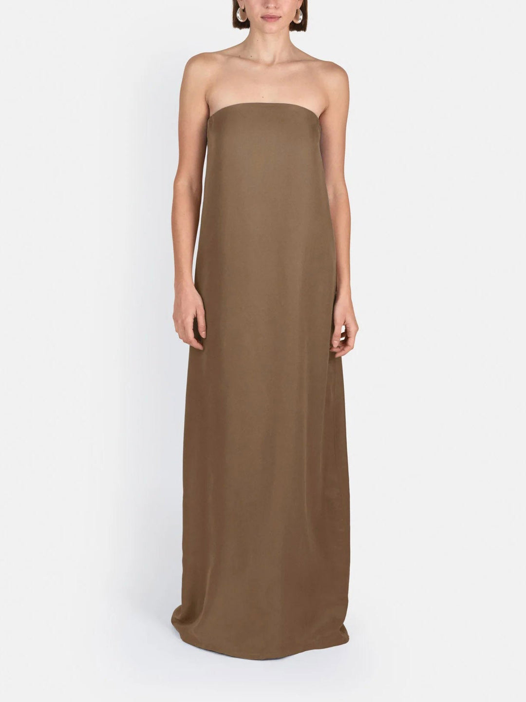 Elegant Irregular Cape Flowing Maxi Dress