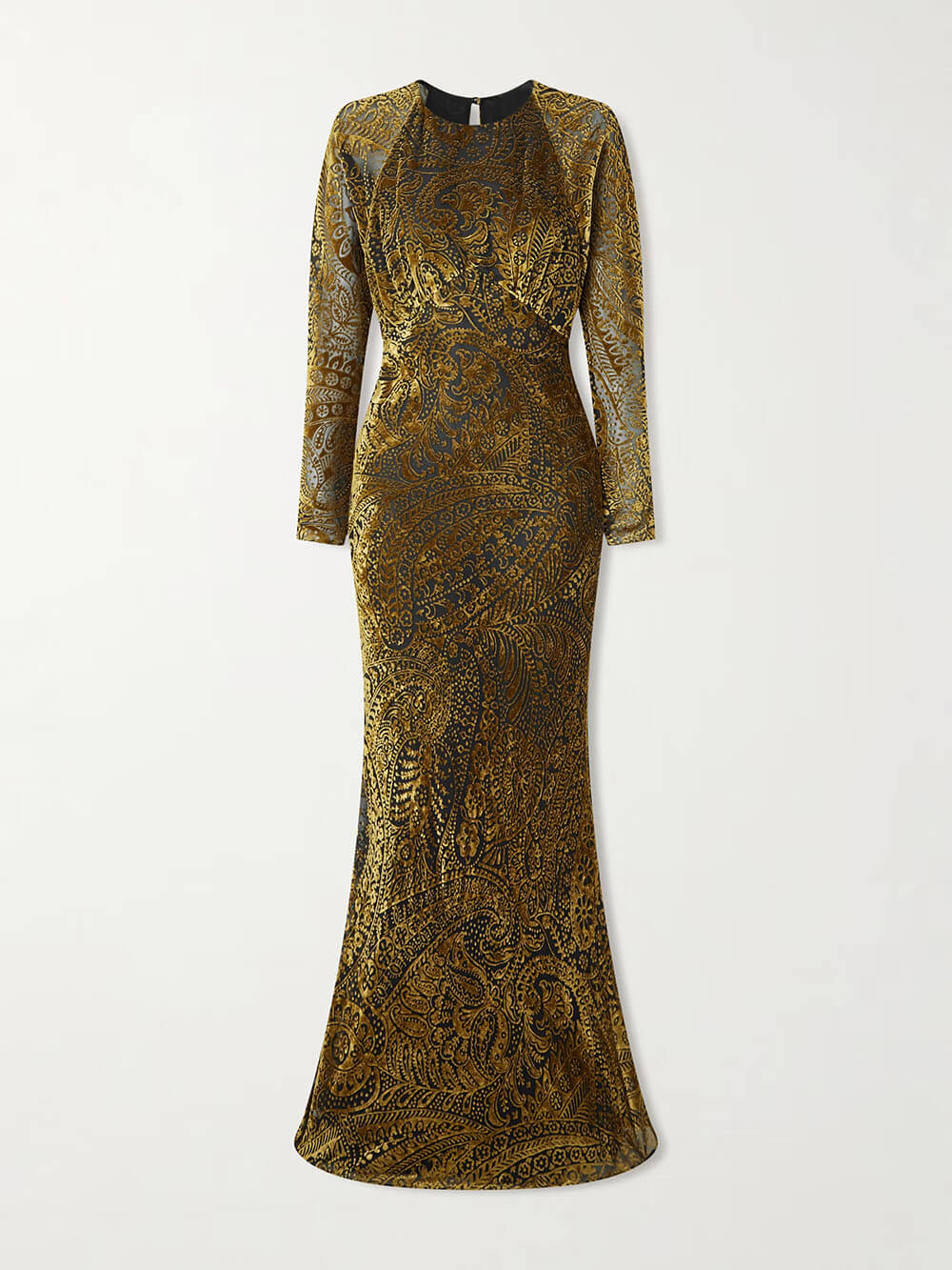 Fashionable Printed Asymmetrical Fitted Maxi Dress