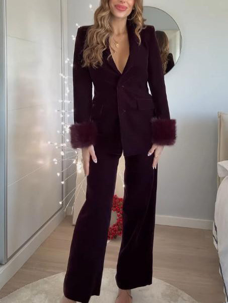 Elegant High-Waist Wide-Leg Pants