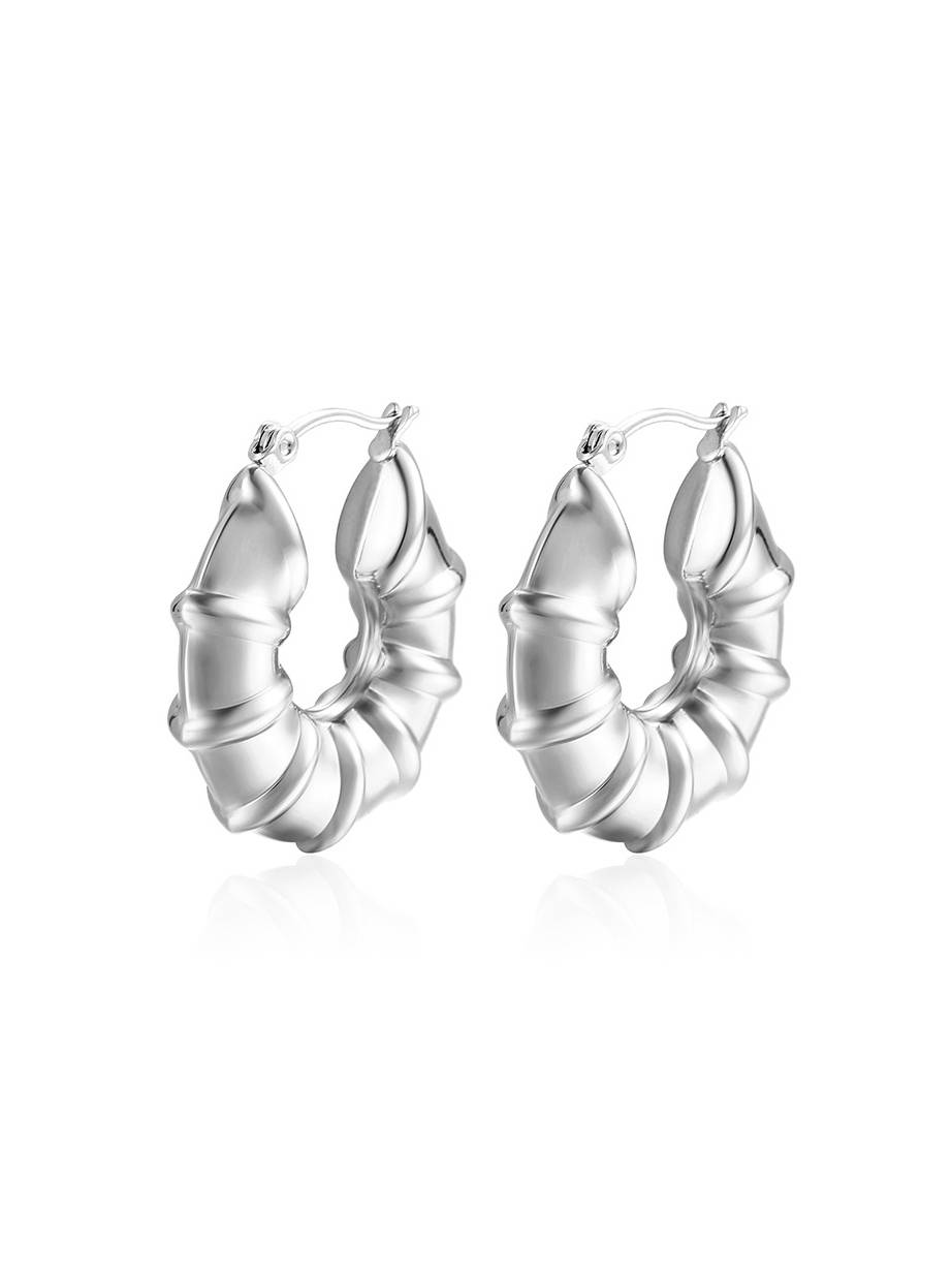 Bamboo Design Earrings