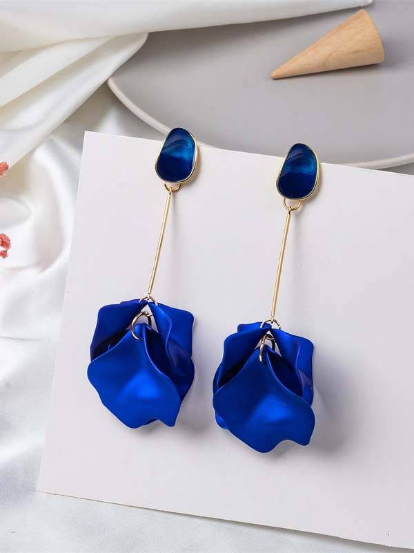 Petal Tassel Earrings