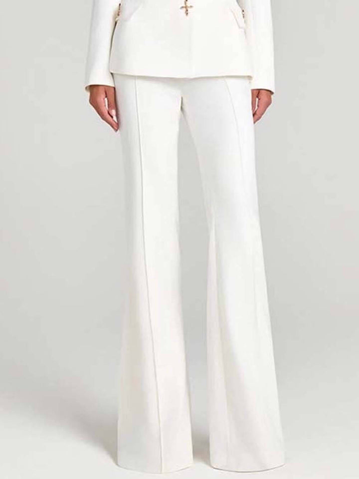 Fashion Casual Long-Sleeve Button Detailing Blazer