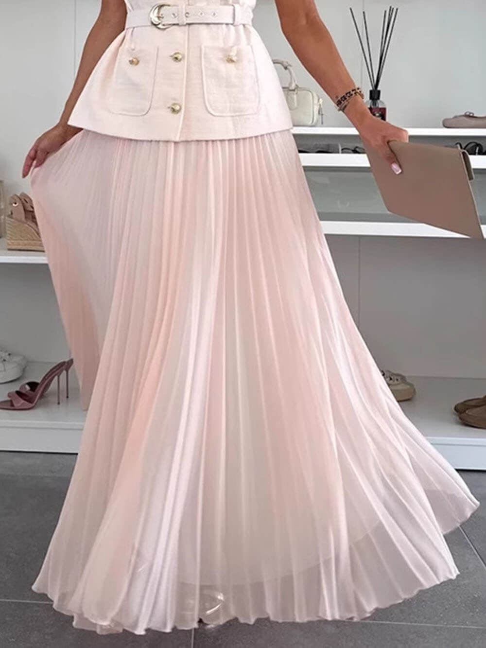 Exquisite And Beautiful Sleeveless Chanel Style Vest Top